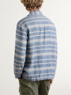 RRL - Striped Linen Shirt - Blue