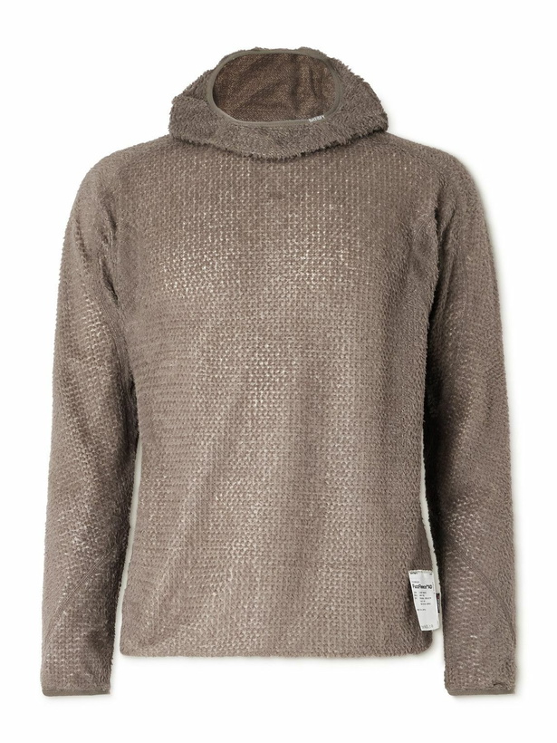 Photo: Satisfy - Brushed FuzzFleece™ AD Hoodie - Brown