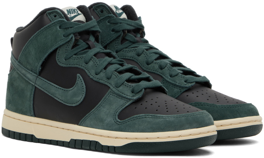 Nike Black & Green Dunk High Sneakers