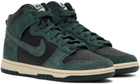 Nike Black & Green Dunk High Sneakers