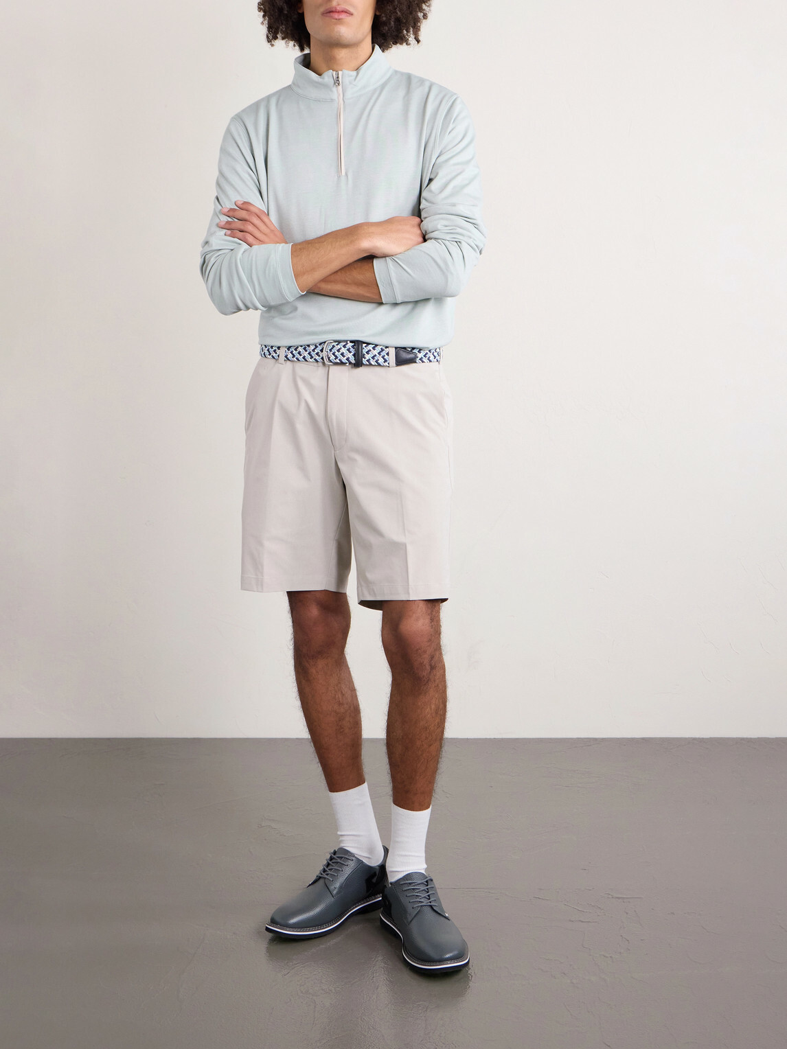 Peter Millar - Surge Slim-Fit Straight-Leg Tech-Jersey Golf Shorts - Neutrals