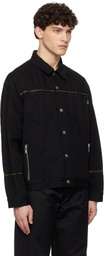UNDERCOVER Black Pocket Denim Jacket