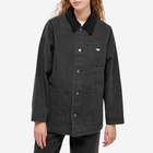 Dickies Women's Duck Canvas Chore Coat in Black