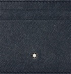 Montblanc - Sartorial Two-Tone Cross-Grain Leather Cardholder - Navy