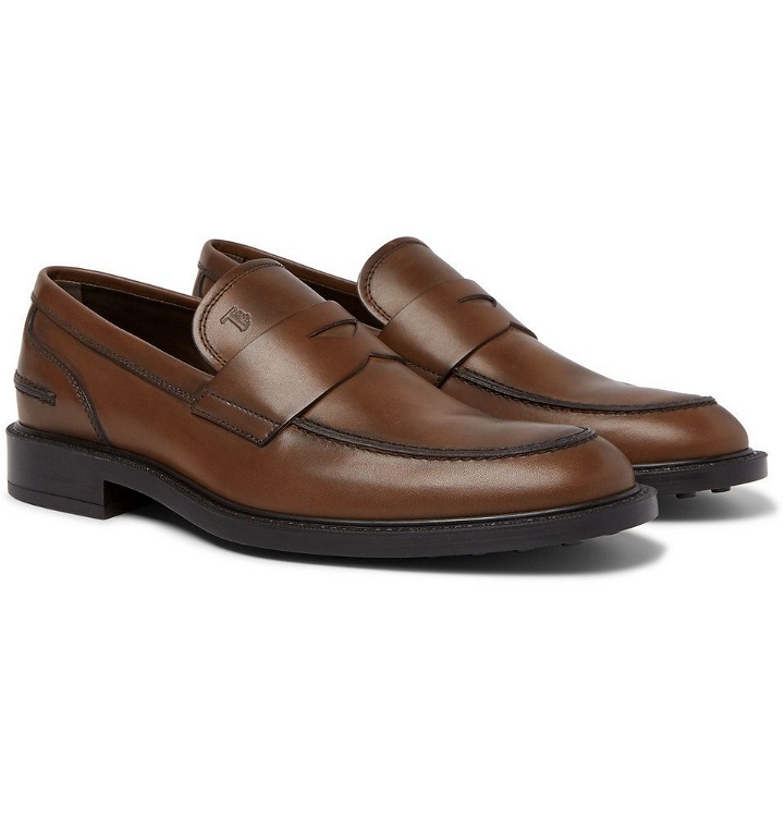 Photo: Tod's - Leather Penny Loafers - Men - Brown
