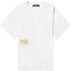 Stone Island Shadow Project Men's Oversized Printed T-Shirt in Natural