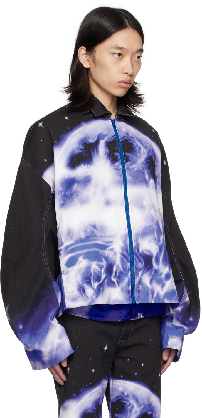Gerrit Jacob Black Oversized Denim Jacket