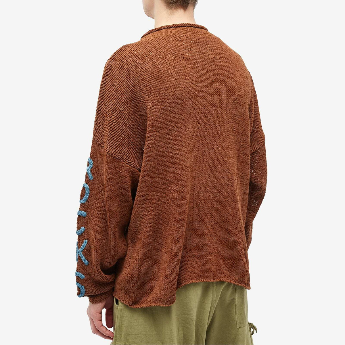 Story mfg. Men's Earth Rocks Rollneck Knit in Brown Earth Rocks