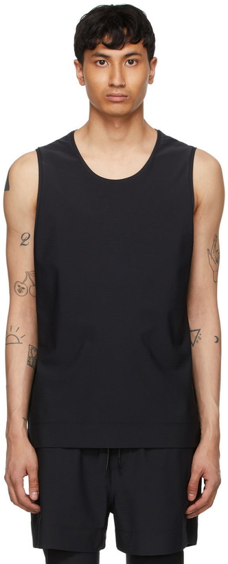 Photo: JACQUES Black Nylon Movement Tank Top