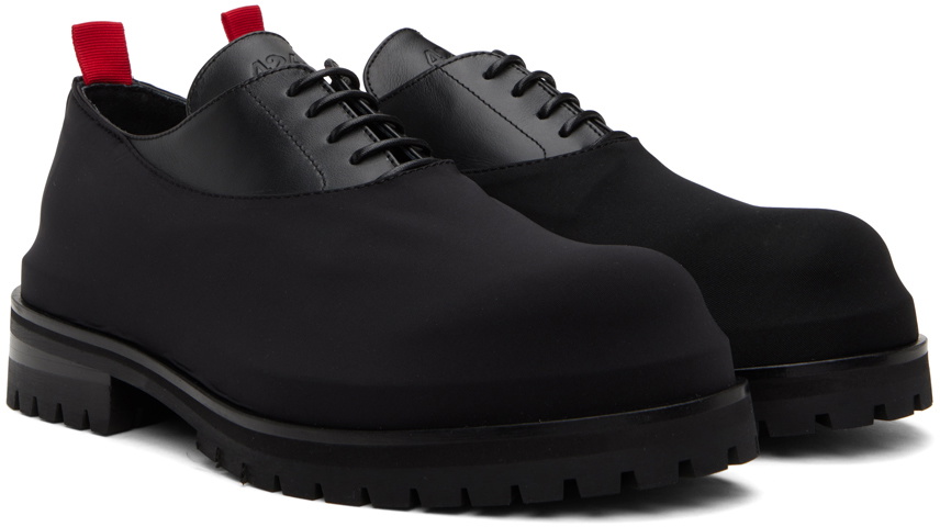 424 Black Overlay Derbys
