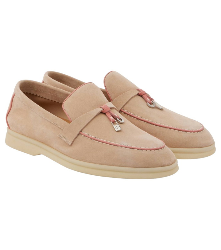 Photo: Loro Piana Summer Charms suede loafers