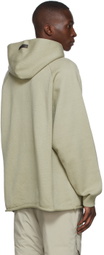 Fear of God ESSENTIALS Green Knit Hoodie