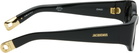JACQUEMUS Black 'The Ovalo' Sunglasses