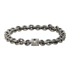 Le Gramme Gunmetal Slick Polished Le 21 Grammes Entrelacs Bracelet