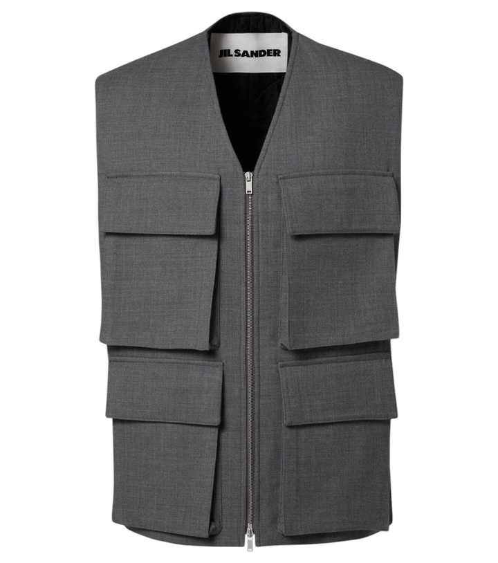 Photo: Jil Sander Virgin wool vest