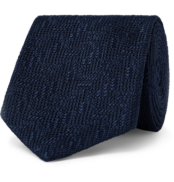 Photo: TOM FORD - 7.5cm Woven Silk Tie - Blue