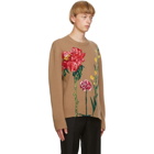 Valentino Brown Inez and Vinoodh Edition Cashmere Sweater