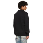 Heron Preston Black Knit Style Sweater