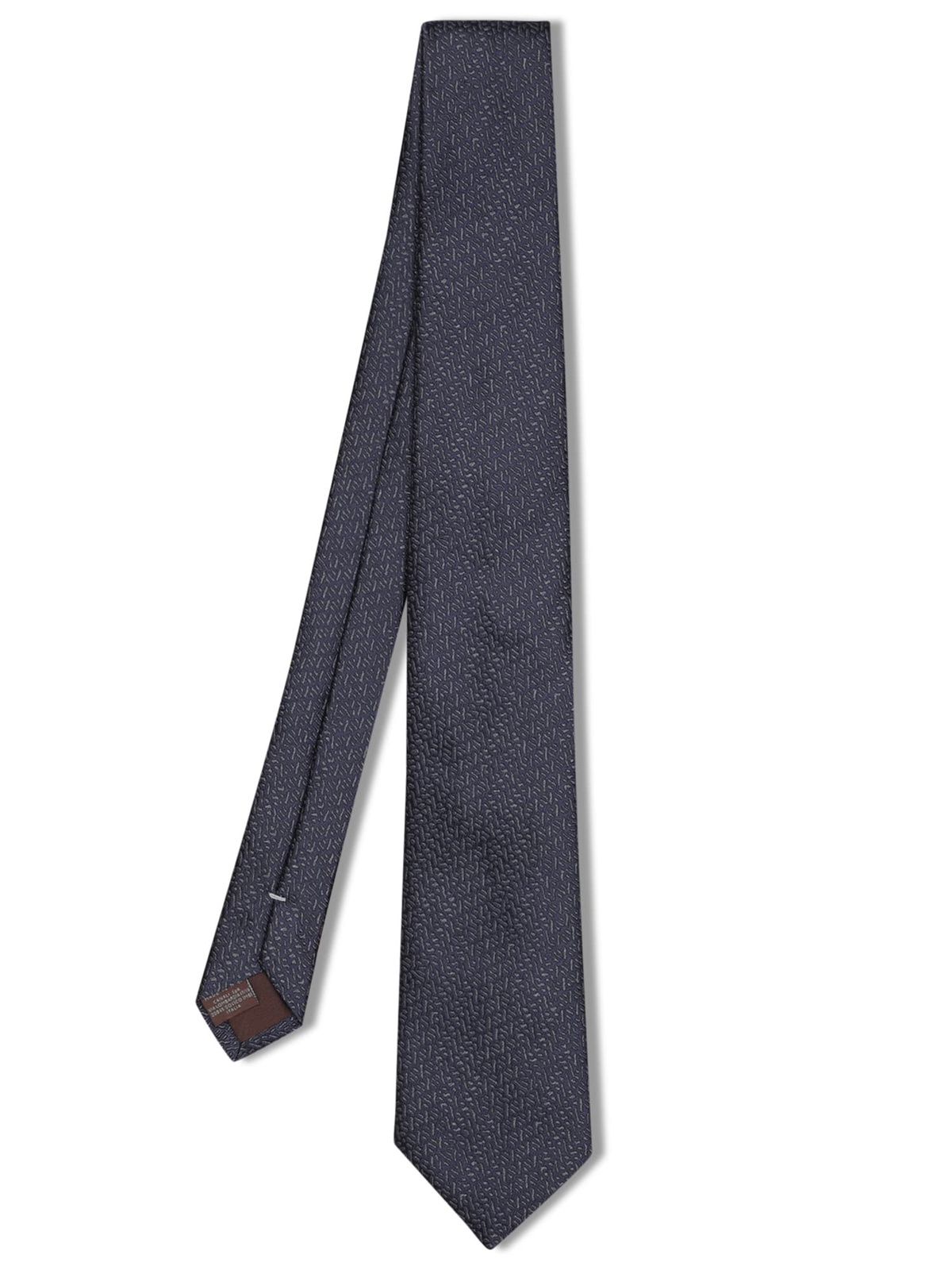 Canali Geometric Blue Tie 8cm Canali