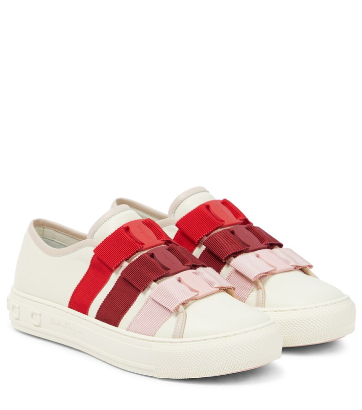 Photo: Ferragamo Vara leather sneakers