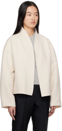 House of Dagmar Off-White Doublé Jacket