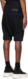 Rick Owens Drkshdw Black Cargo Shorts