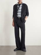 Barena - Checked Cotton-Flannel Shirt - Blue