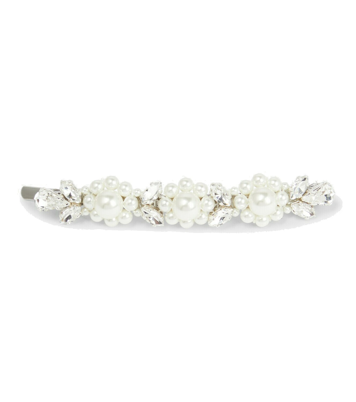 ヘアアクセサリー Hair accessories Simone Rocha Simone Rocha Large Flower Hair Clip in Pearl Curated at Jake