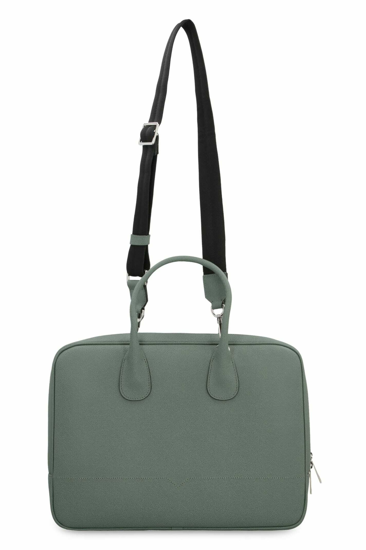 Valextra My Logo Leather Briefcase