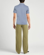 Rag & Bone Mens Polo shirt Slate in Blue