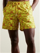 Vilebrequin - Moorea Straight-Leg Mid-Length Printed ECONYL® Swim Shorts - Yellow