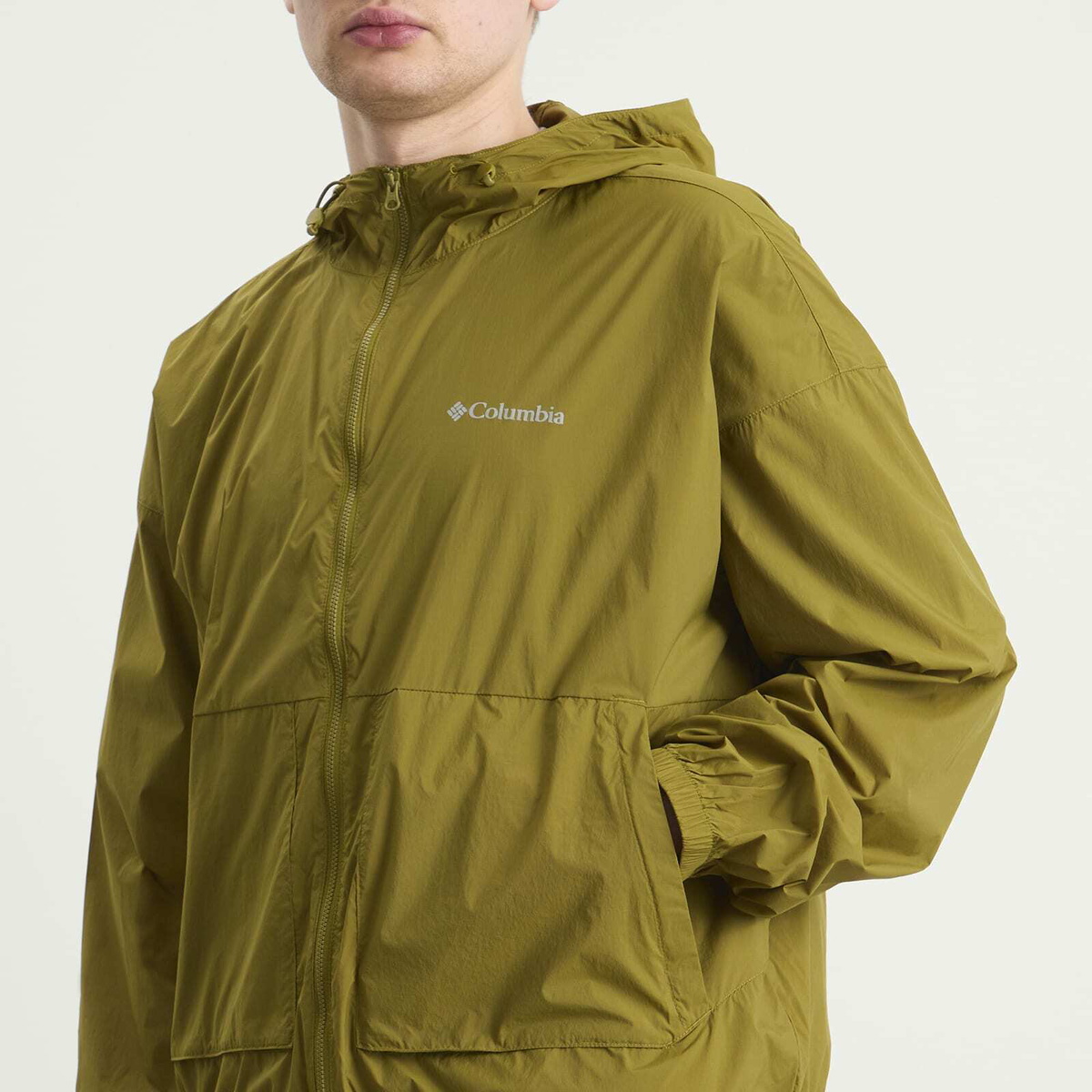 Columbia Men's Street Heights™ Windbreaker in Mossy Green