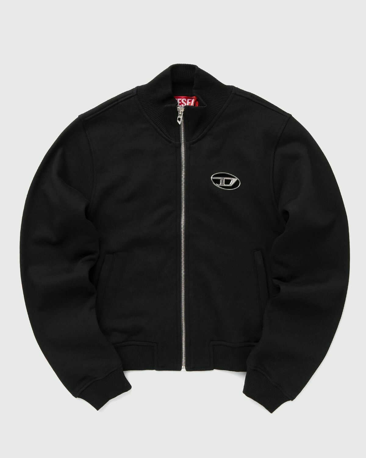 Diesel F-FLACIN SWEATSHIRT Black Womens Zipper