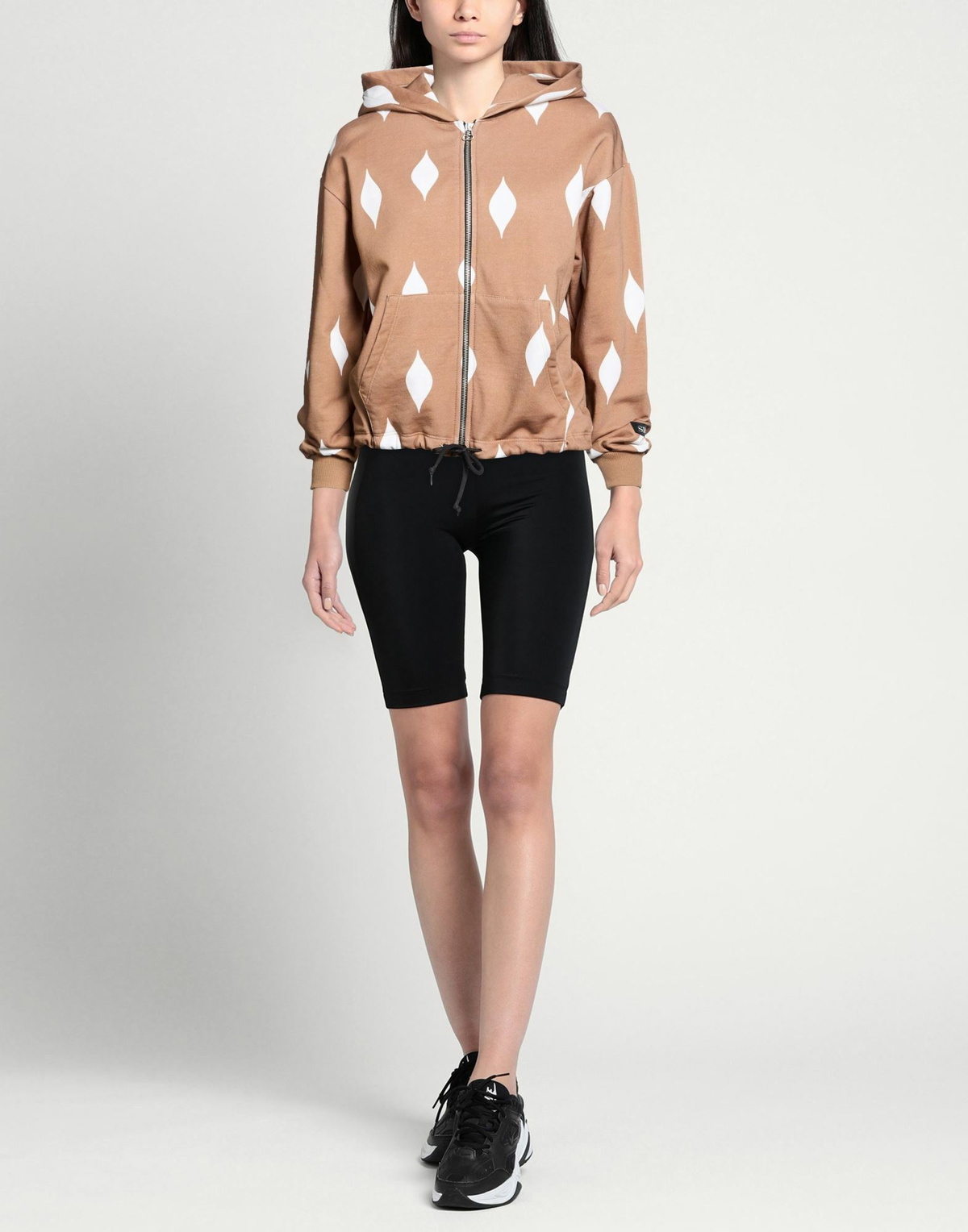 Shoe Womens Sweatshirt in Camel