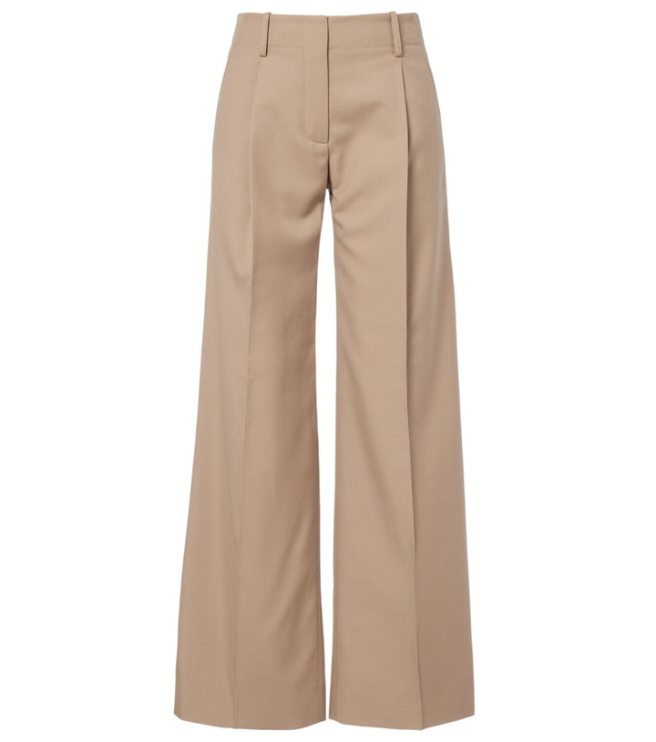 Photo: Proenza Schouler Halima wool-blend gabardine wide-leg pants