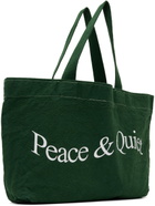 Museum of Peace & Quiet Green 'Peace & Quiet' Tote