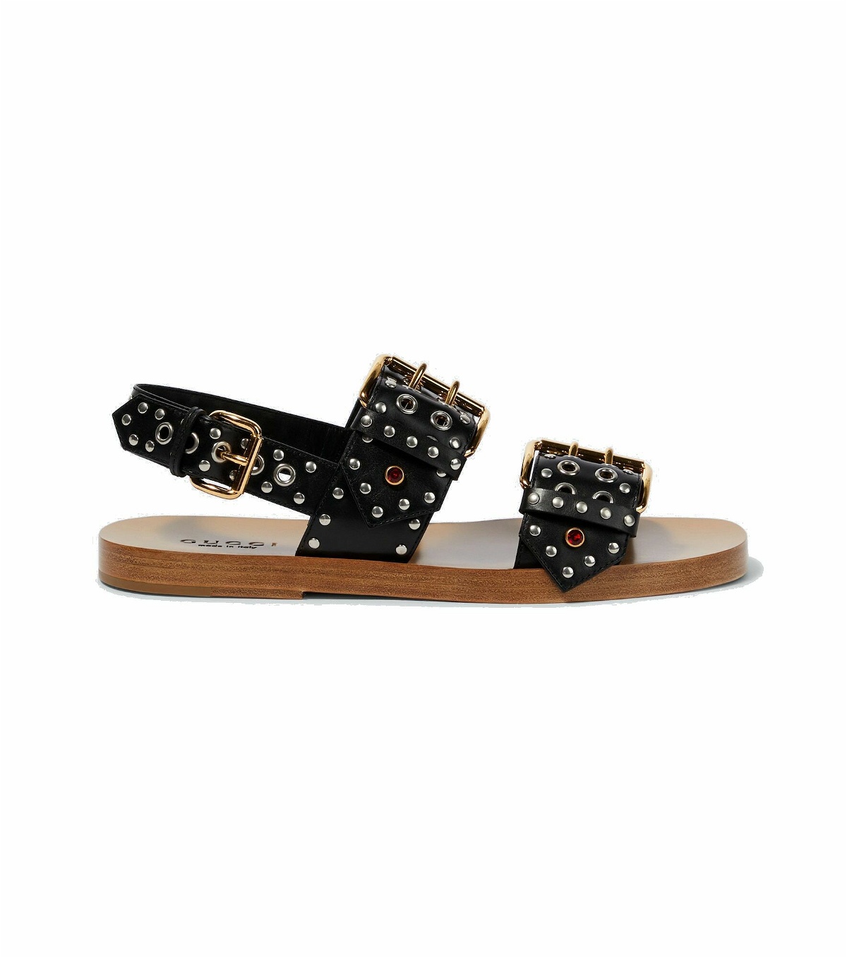 Photo: Gucci - Embellished leather sandals