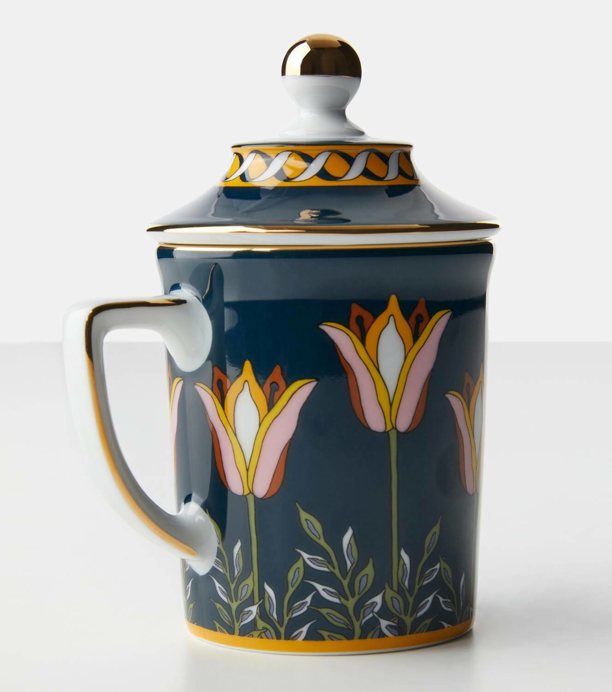 La DoubleJ Tyrrhenian Tulips porcelain mug