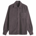 Aries Men's Corduroy Uniform Shirt in Slate