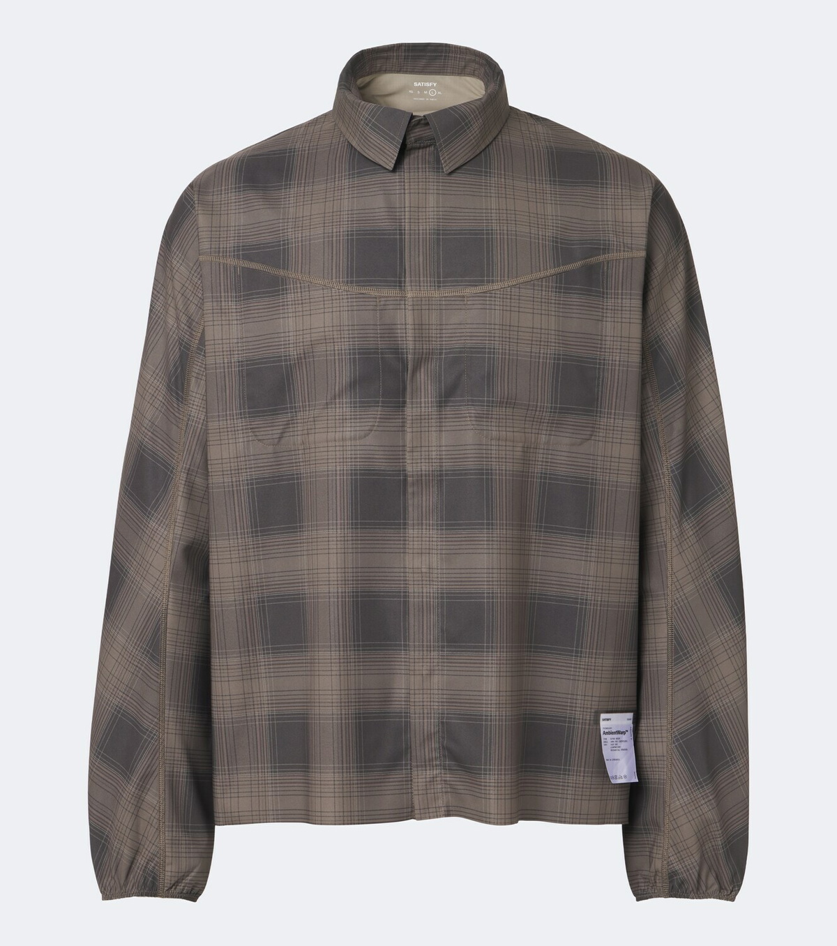 Satisfy Plaid flannel jacket