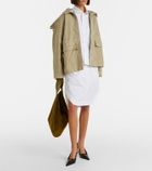 Victoria Beckham Oversized cotton shirt