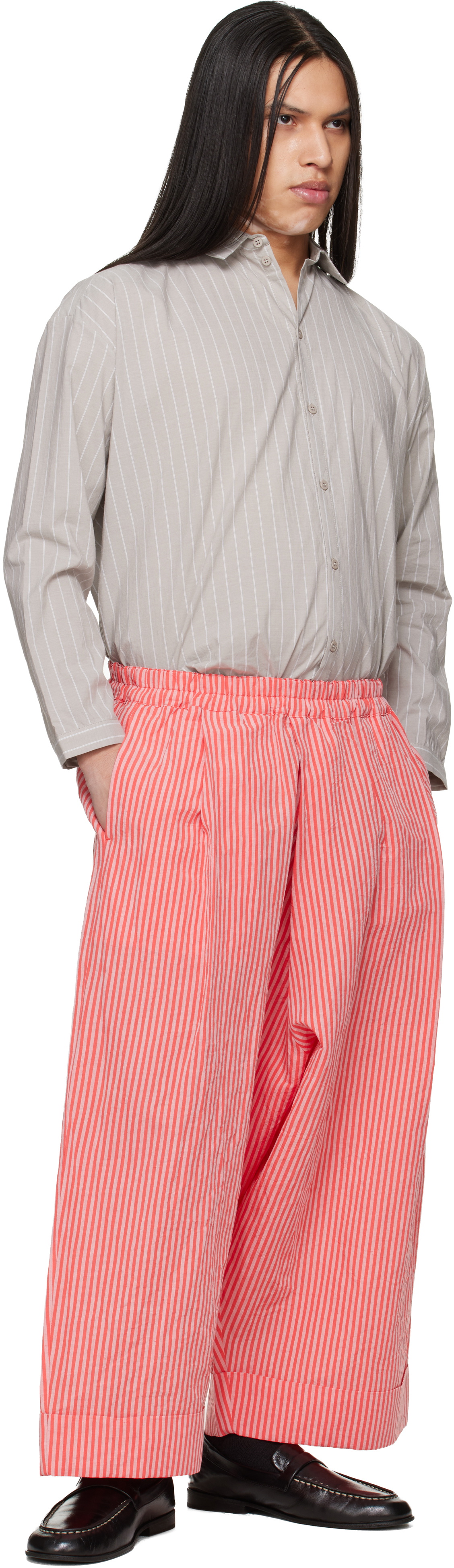 Toogood Red & Pink 'The Baker' Trousers