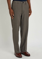 Wax London Bayham Houndstooth Tapered-leg Trousers Brown