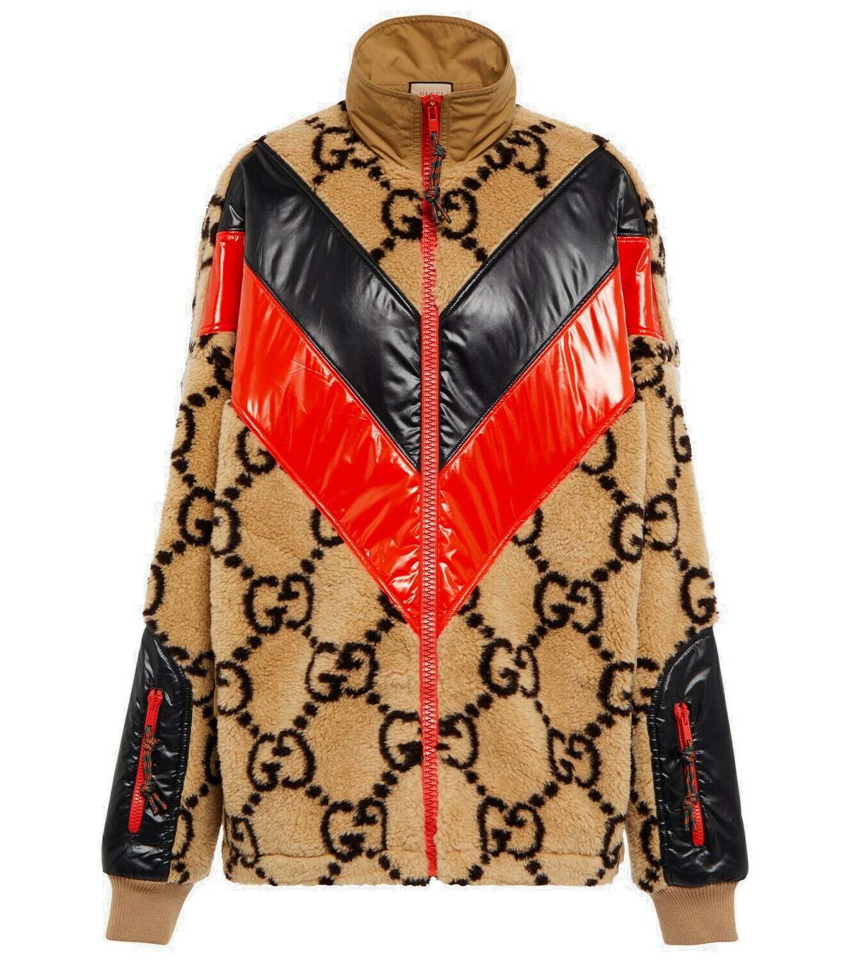 Gucci - GG wool-blend teddy jacket Gucci