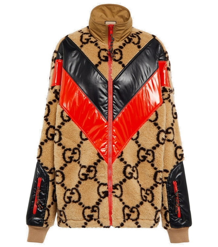 Photo: Gucci - GG wool-blend teddy jacket