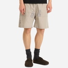 Service Works Men's Poplin Printed Chef Shorts in Stone