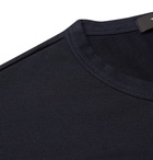 Theory - Essential Dip-Dyed Pima Cotton-Jersey T-Shirt - Midnight blue