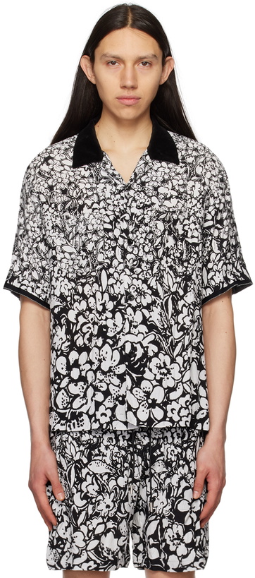 Photo: sacai Black Floral Shirt