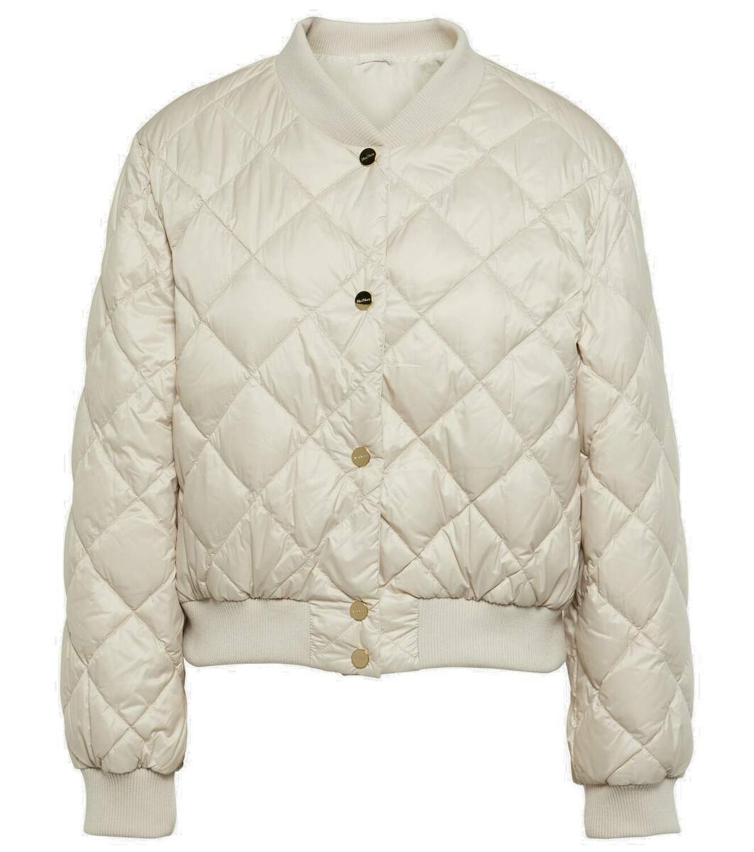 Roundtree & Yorke Matte Diamond Quilted Bomber Jacket