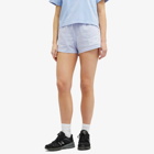 Sporty & Rich Women's 94 Country Club Disco Shorts in Chambray/White